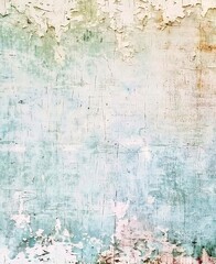 Obraz premium A vintage-inspired, textured background with intricate patterns and colors, evoking a handmade art piece with a mix of natural and whimsical elements.