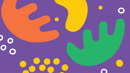 Abstract Colorful Organic Background