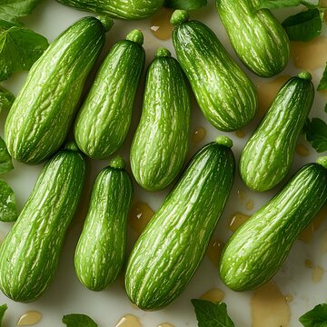 Fresh organic pointed gourds healthy vegetable collection high resolution picture