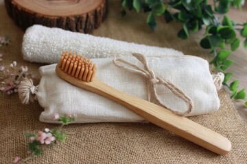 Eco-Friendly Dental Care Still Life Composition
