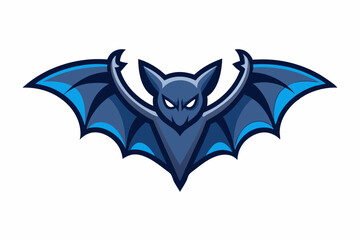 bat logo vector on white background