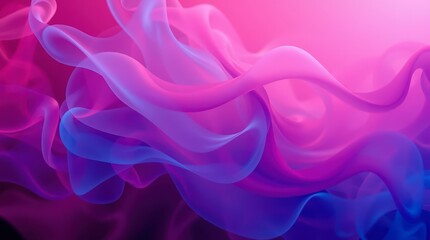 Fototapeta premium Abstract Purple and Pink Flowing Cloth