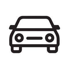 Outline car icon