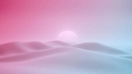 Abstract Pastel Landscape