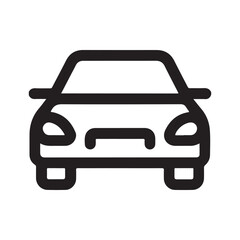Fototapeta premium Outline car icon