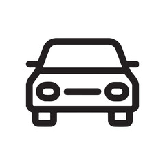 Outline car icon