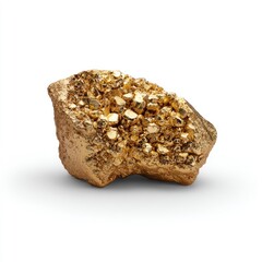 Gold-plated gemstone cluster