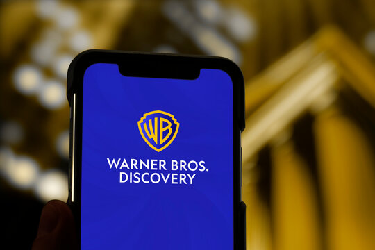 Guilherand-Granges, France - May 16, 2025. Warner Bros Discovery is a global media and entertainment leader, known for film, TV, streaming, and brands like HBO, CNN, and DC Comics.