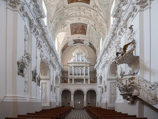 Church of St Peter and St Paul , baroque styled church in Vilnius, Lithuania