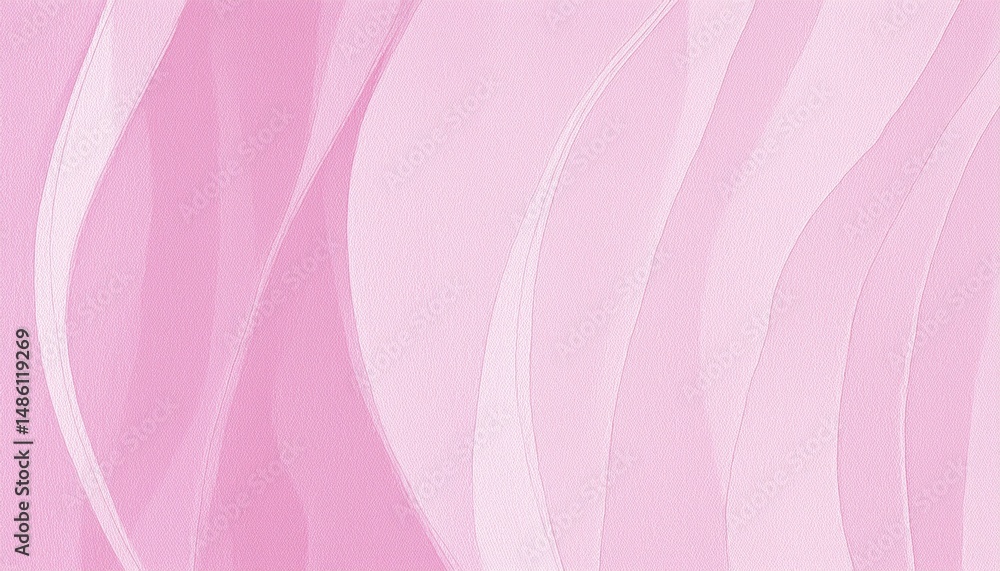 Poster soft pink abstract wave texture with fluid lines and gradient layers for web background, branding, print, or modern minimalist design

