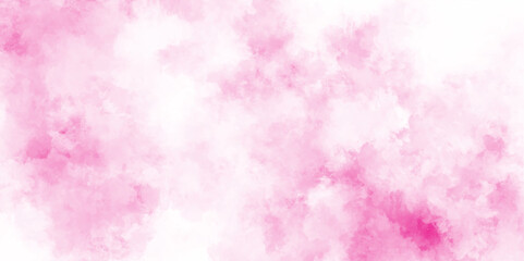 Light pink abstract watercolor background with paper texture and stains, abstract pink sponge grunge clouds background for watercolor design, abstract colorful bright soft smeared aquarelle painted.