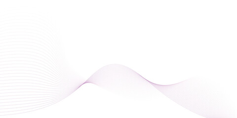 Abstract blue line wave background. Technology abstract lines on white background. Undulate Grey Wave Swirl, frequency sound wave, twisted curve lines with blend effect.