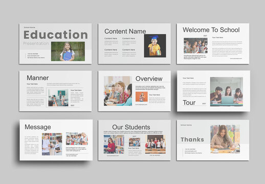 Education Presentation Template