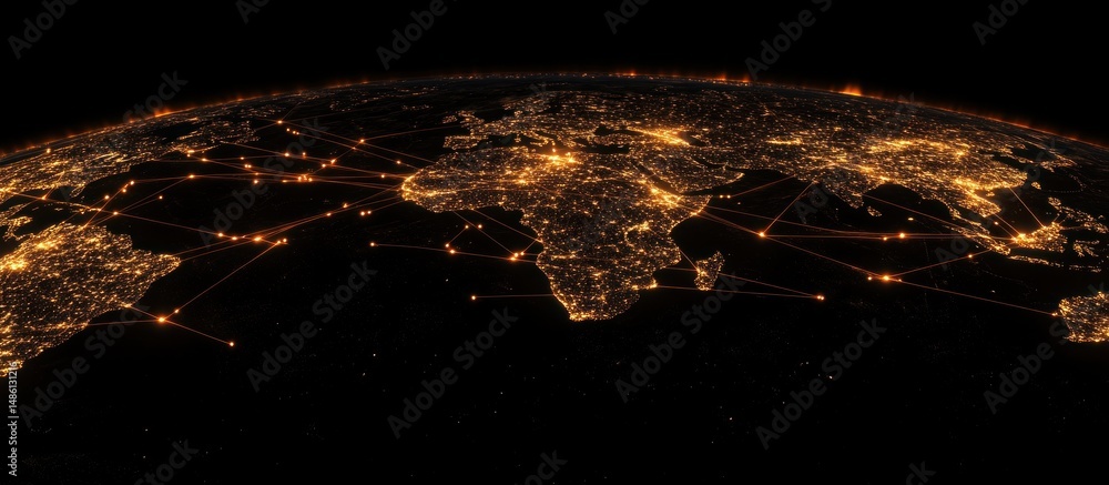 Poster global network: a visualization of interconnectedness