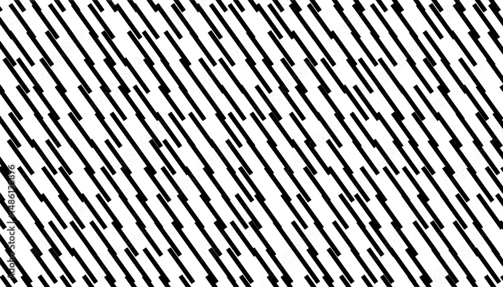 Poster editable black and white abstract lines pattern with diagonal ways for modern background and jersey 