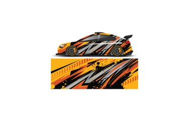 Car wrap design Template ,