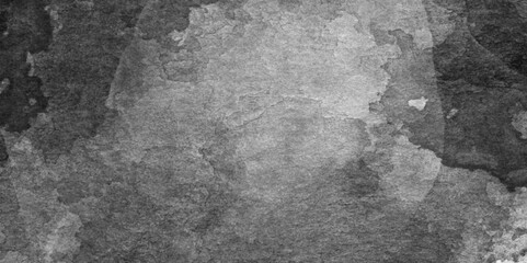 abstract modern concrete wall black and white dark  watercolor background, Smeared gray aquarelle painted paper textured canvas for design, abstract watercolor black grunge background design.