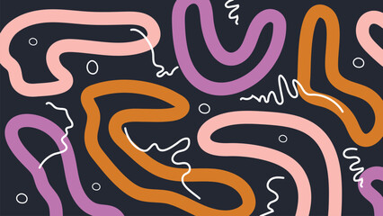 Dynamic Abstract Swirls with Arrows Background