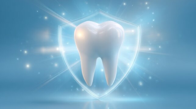 Protected tooth graphic