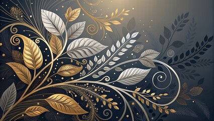 abstract luxury foliage background