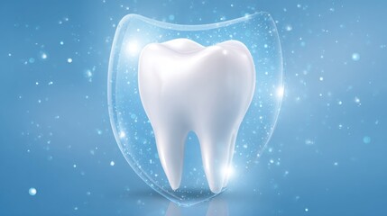 Healthy tooth protected by a shield (1)