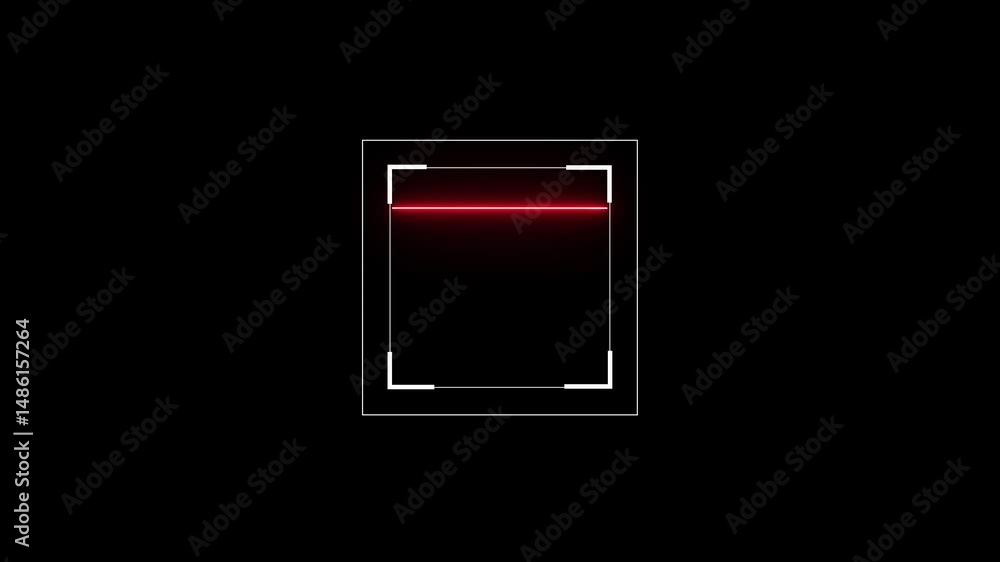 Poster fingerprint biometric verification animation. biometric scanning animation showing neon fingerprint 