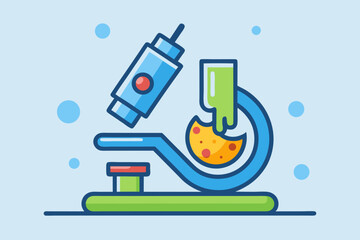 laboratory microscope slide icon