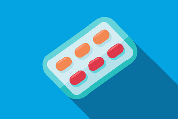 medicine blister pack high quality icon