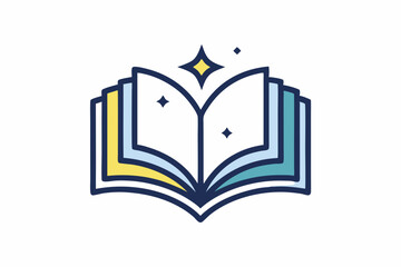 open book bookmark subtle icon