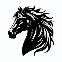 Fototapeta premium Silhouette Horse