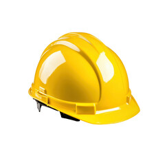 Fototapeta premium Bright Yellow Hard Hat Safety Equipment for Construction and Industry