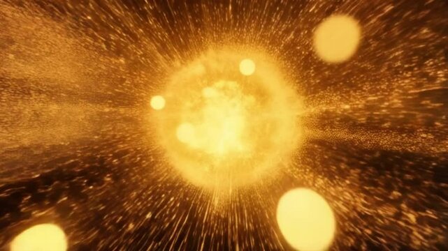 Golden Light in Fluid Harmony