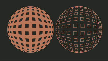 Concentric Circle and Diamond Concept Background