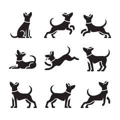 Showcasing Diverse Breeds and Dynamic Poses for Pet Enthusiasts, Veterinary Professionals, and Canine Coaches – Embodying the Spirit of Animal, Canine, Domestic Charm, Cute Appeal, Friendly Nature, Lo