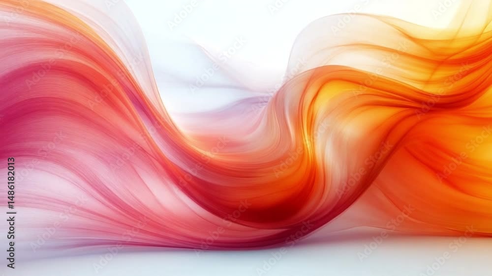 Leinwandbilder flowing colors: a vibrant and dynamic abstract design showcasing fluid forms and gradient colors, cr