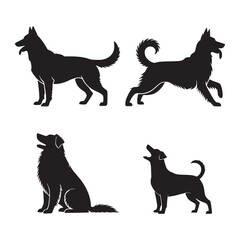 Showcasing Diverse Breeds and Dynamic Poses for Pet Enthusiasts, Veterinary Professionals, and Canine Coaches – Embodying the Spirit of Animal, Canine, Domestic Charm, Cute Appeal, Friendly Nature, Lo