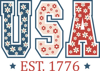 Usa 1776, Usa Varsity Svg, Usa 1776 Svg, Retro America Svg, 4th Of July Svg, Fourth Of July Svg, Trendy Svg, Patriotic Svg, Independence Day, 1776 Svg Png, Independence Day Svg, Usa Celebration Svg, R