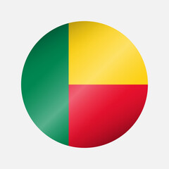 Fototapeta premium benin flag 1