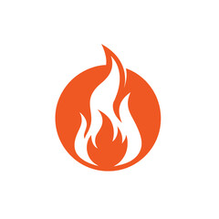 fire icon vector illustration