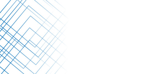 Abstract white background with blue lines.. Gradient abstract background with shapes elements. Seamless retro pattern geometric shape. Digital technology and engineering.