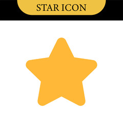 Stars collection. Star vector icons. Colorful set of Stars, isolated on transparent background. Star icon. Stars in modern simple flat style. Vector