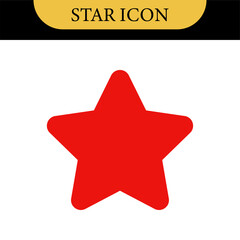 Stars collection. Star vector icons. Colorful set of Stars, isolated on transparent background. Star icon. Stars in modern simple flat style. Vector