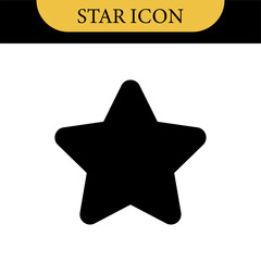 Stars collection. Star vector icons. Colorful set of Stars, isolated on transparent background. Star icon. Stars in modern simple flat style. Vector