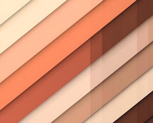 Obraz premium Abstract gradient layered diagonal stripes