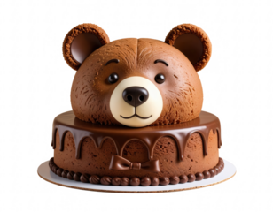 Realistic birthday cakes with various toppings, cute decorations and colorful themes on transparent or easy-to-remove backgrounds for kids celebration, baby party, cake shop marketing and greeting car
