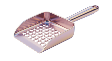 Isolated Cat Litter Scoop - Pet Hygiene