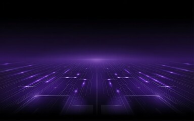 Futuristic Circuit Board Design in Deep Purple