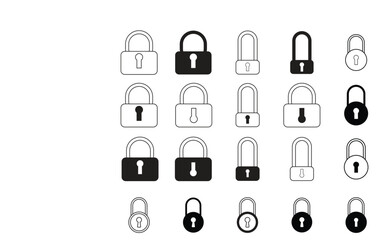 PADLOCK, lock, icon, padlock, security, key, button, symbol, secure, protection, vector, safety, safe, illustration, unlock, web, sign, open, password, internet, closed, metal, design, computer, acces