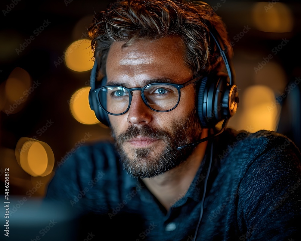 Poster it support agent helping a client remotely troubleshoot software issues