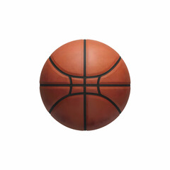 Fototapeta premium basketball ball on white background